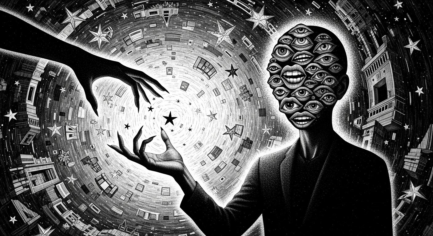 Modern digital art workflow setup with multiple screens showing dithering processes